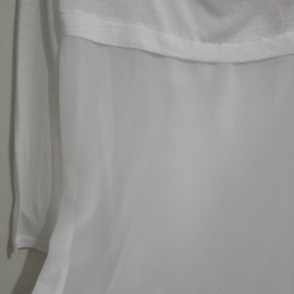 Revamped White Long Sleeve Top - Picture 5 of 8